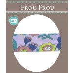 Biais Les OIseaux Fleuris 20mm Frou-Frou Parme 4053-20-214 image
