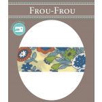 Biais Les OIseaux Fleuris 20mm Frou-Frou Blanc cassé 4053-20-215 image