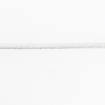 Frou-Frou Cordon Spaghetti Tout ce qui brille 7mm Argent Scintillant Lamé noir - PRIX AU METRE