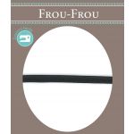 Frou-Frou Cordon Spaghetti Satin 7mm Soyeux Noir 4072-7-1 image