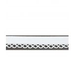 Biais Festonné Coton Uni 12mm Frou-Frou Blanc 4077-12-2 petite image