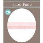 Biais Festonné Coton Uni 12mm Frou-Frou Rose clair 4077-12-31 image