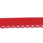Biais Festonné Coton Uni 12mm Frou-Frou Rouge 4077-12-46 petite image