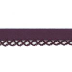 Biais Festonné Coton Uni 12mm Frou-Frou Violet foncé 4077-12-69 petite image