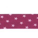 Biais Frou-Frou 20mmtissu Etoiles Rose Camélia 4090-20-107 petite image