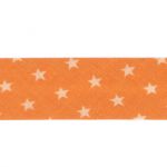 Biais Frou-Frou 20mmtissu Etoiles Orange 4090-20-109 petite image
