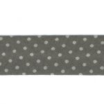 Biais Frou-Frou 20mmtissu Pois Taupe 4090-20-201 petite image