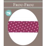 Biais Frou-Frou 20mm tissu Pois Rose Camélia - PRIX AU METRE