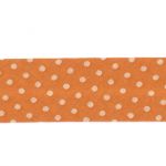Biais Frou-Frou 20mmtissu Pois Orange 4090-20-209 petite image