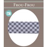 Biais Frou-Frou 20mm tissu Vichy Myrtille - PRIX AU METRE