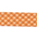 Biais Frou-Frou 20mmtissu Vichy Orange 4090-20-509 petite image