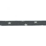 Frou-Frou Cordon Spaghetti 7mm ETOILES Gris foncé 4091-7-102 petite image