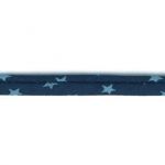 Frou-Frou Cordon Spaghetti 7mm tissu Etoiles Bleu foncé 4091-7-110 petite image