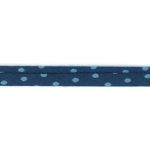 Frou-Frou Cordon Spaghetti 7mm tissu Pois Bleu foncé 4091-7-210 petite image