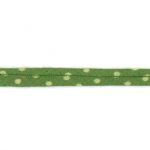 Frou-Frou Cordon Spaghetti 7mm tissu Pois Vert pomme 4091-7-212 petite image