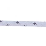 Frou-Frou Cordon Spaghetti 7mm tissu Etoiles Myrtille 4091-7-304 petite image