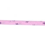 Frou-Frou Cordon Spaghetti 7mm tissu Etoiles Rose 4091-7-305 petite image