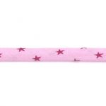 Frou-Frou Cordon Spaghetti 7mm tissu Etoiles Framboise 4091-7-307 petite image