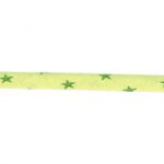 Frou-Frou Cordon Spaghetti 7mm tissu Etoiles Vert Aniss 4091-7-312 petite image