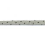 Frou-Frou Cordon Spaghetti 7mm tissu Pois Beige clair 4091-7-401 petite image