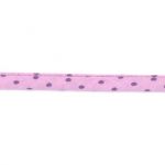 Frou-Frou Cordon Spaghetti 7mm tissu Pois Framboise 4091-7-407 petite image