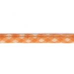 Frou-Frou Cordon Spaghetti 7mm tissu Vichy Orange 4091-7-509 petite image