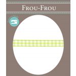 Ruban Tissé Frou-Frou 6mm Vichy Vert Aniss 4125-6-20 image