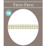 Ruban Tissé Frou-Frou 6mm Vichy Beige 4125-6-32 image