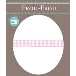 Ruban Tissé Frou-Frou 6mm Vichy Rose clair 4125-6-42 image