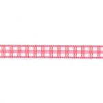 Ruban Tissé Frou-Frou 6mm Vichy Rose 4125-6-45 petite image