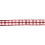 Ruban Tissé Frou-Frou 6mm Vichy Bordeaux glamour 4125-6-50 petite image