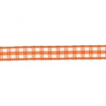 Ruban Tissé Frou-Frou 6mm Vichy Orange 4125-6-56 petite image
