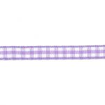 Ruban Tissé Frou-Frou 6mm Vichy Violet clair 4125-6-60 petite image