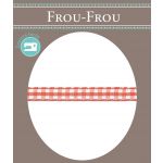 Ruban Tissé Frou-Frou 6mm Vichy Rouge vif 4125-6-67 image