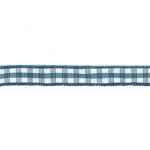 Ruban Tissé Frou-Frou 6mm Vichy Bleu Gris 4125-6-7 petite image
