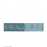 Ruban Odonata Bleu gris - PRIX AU METRE