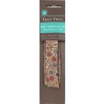 Biais thermocollant Frou-Frou 20mmx2m tissu Fleuri Saumon