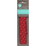 Biais thermocollant 20x2m Frou-Frou Etoiles Rouge