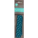 Biais thermocollant 20x2m Frou-Frou Etoiles Turquoise foncé