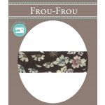 Frou-Frou Bias 20mmx2m Fleuri Chocolat 4213-0-10 image