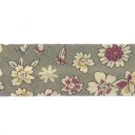 Frou-Frou Bias 20mmx2m Fleuri Gris 4213-0-2 petite image