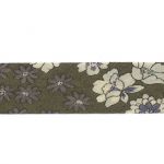 Frou-Frou Bias 20mmx2m Fleuri Kaki 4213-0-3 petite image