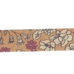 Frou-Frou Bias 20mmx2m Fleuri Saumon 4213-0-4 petite image