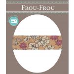 Frou-Frou Bias 20mmx2m Fleuri Saumon 4213-0-4 image