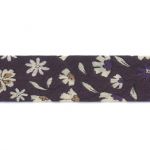 Frou-Frou Bias 20mmx2m Fleuri Violet foncé 4213-0-8 petite image