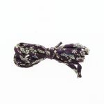 Frou-Frou Cordon spaghetti 7mmx2m tissu Fleuri Violet foncé 4214-0-8 petite image