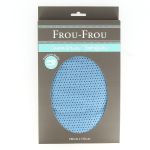 TISSU COUPON POIS 150x110cm Bleu - 100% Coton