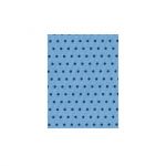TISSU COUPON FROU-FROU POIS 45x55cm Bleu 4606-0-410 petite image