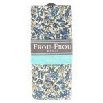 COUPON TISSU 45x55cm FLEURI Bleu Petites fleurs - 100% Coton