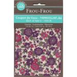 Tissu thermocollant A4 Frou-Frou Fleuri Violet clair